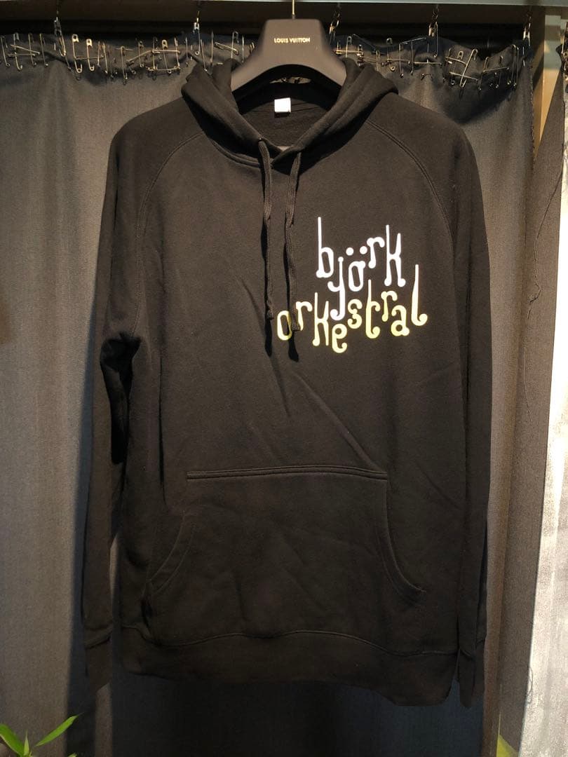 ミュージシャン 3/20 Bjork orchestral BLACK HOODIE XL