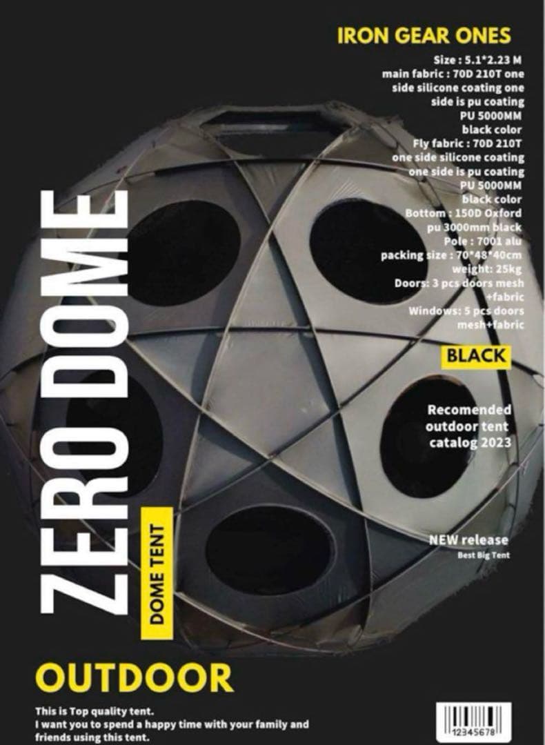 ⭐︎Sun⭐︎　IRON GEAR ONES ZERO DOME ゼロドーム