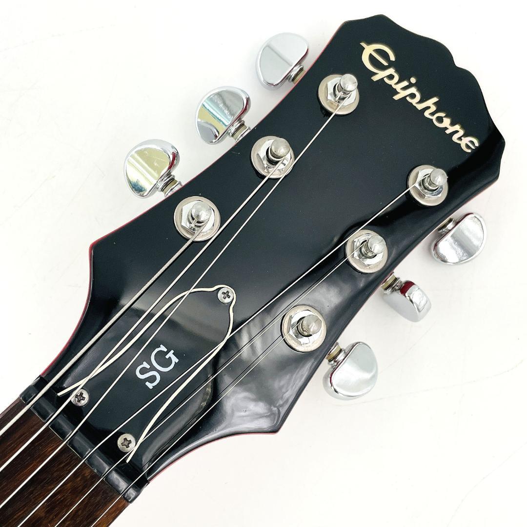Epiphone SGモデル チェリーレッド Groverペグ搭載 【整備品】