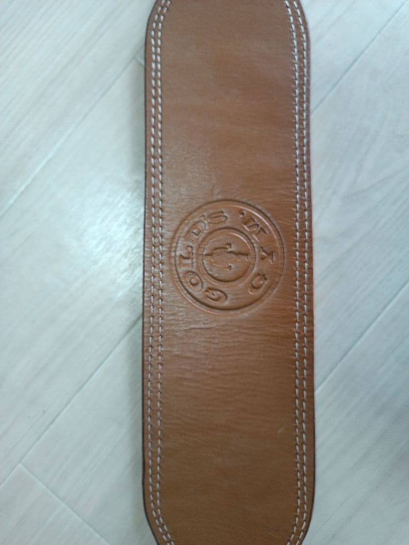 ゴールドジム（GOLD’S GYM）　プロレザーベルト　Lサイズ