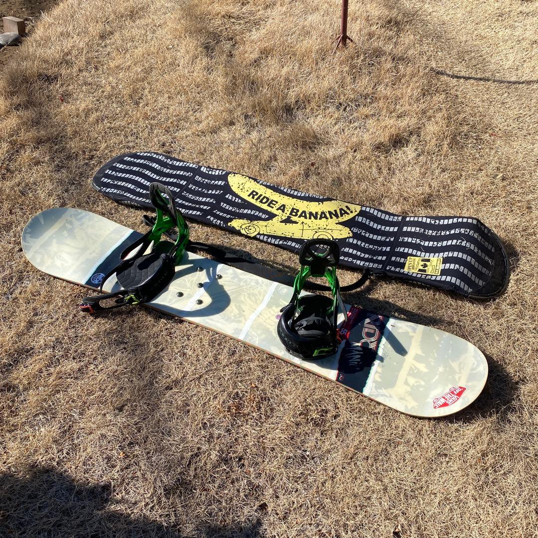Ride a Banana スノーボード ビンディング付き　155cm