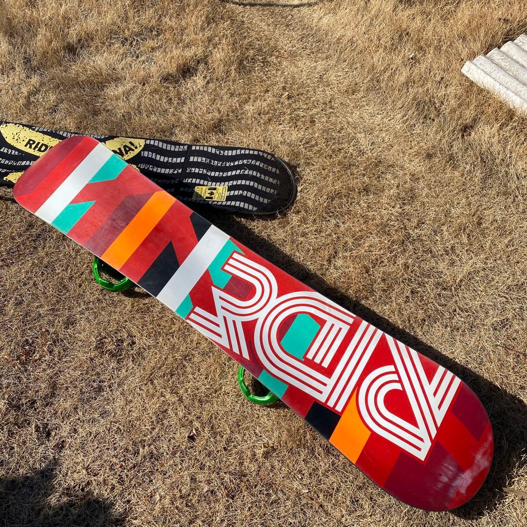 Ride a Banana スノーボード ビンディング付き　155cm