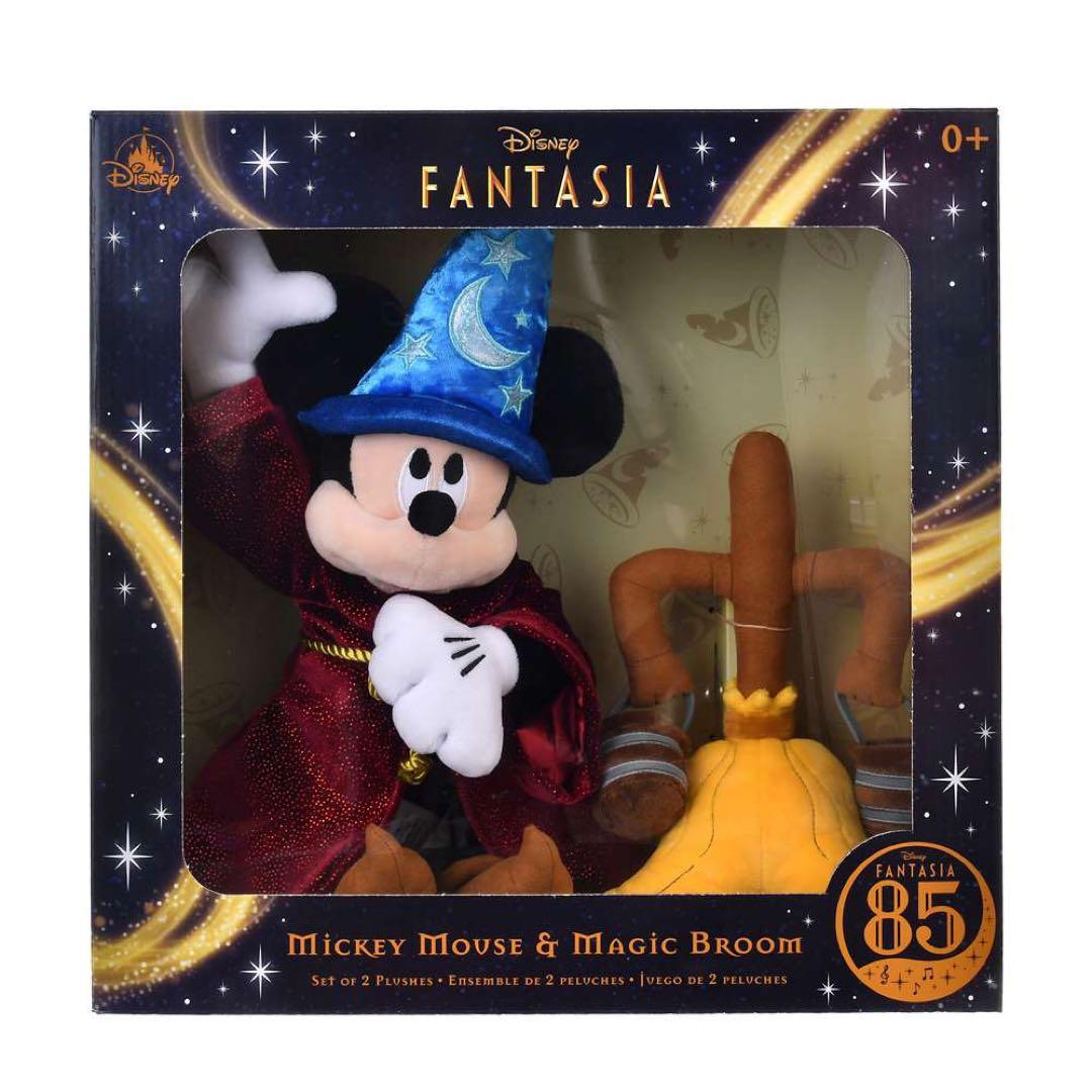 ミッキー＆ホウキ ぬいぐるみ セット Disney FANTASIA 85TH
