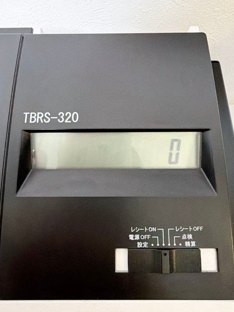 業務用レジスター TBRS-320 初期化済み｜レシート印字OK｜鍵付き