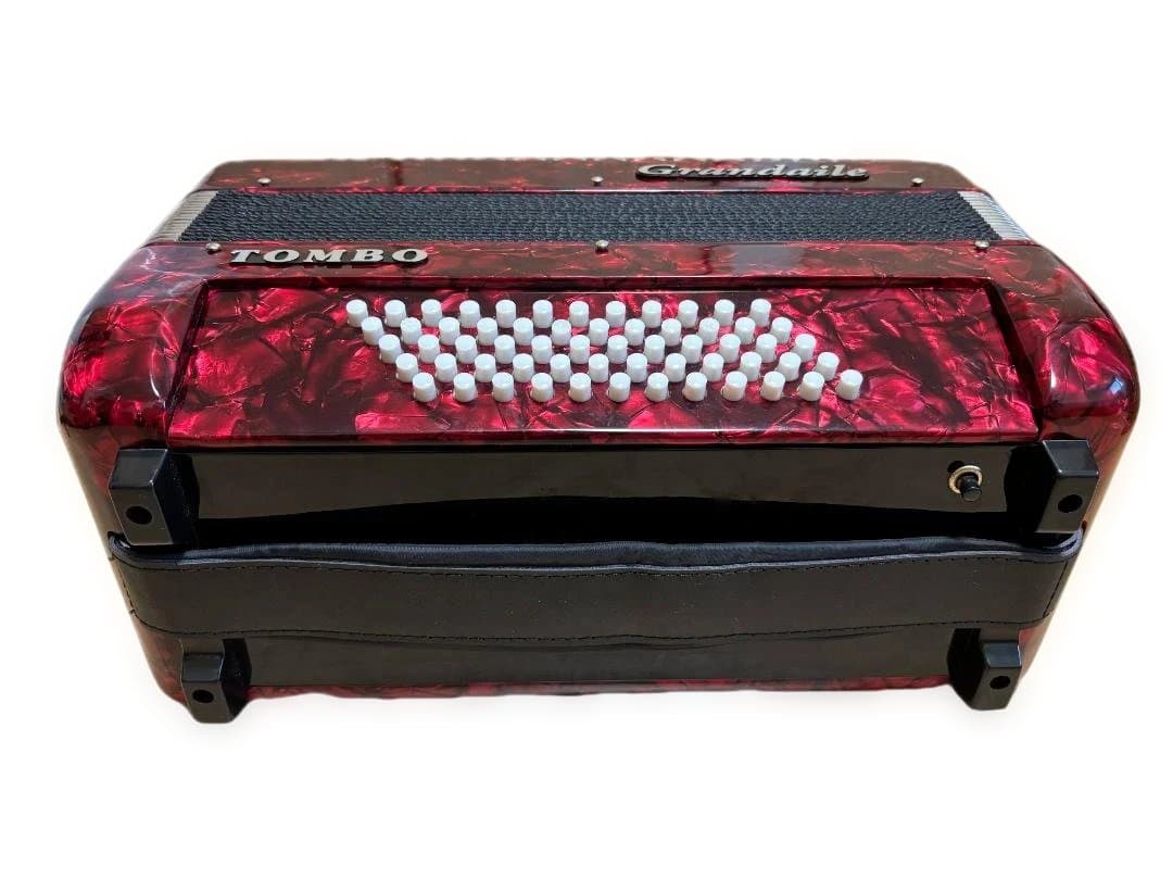 TOMBO グランデール 赤 アコーディオン