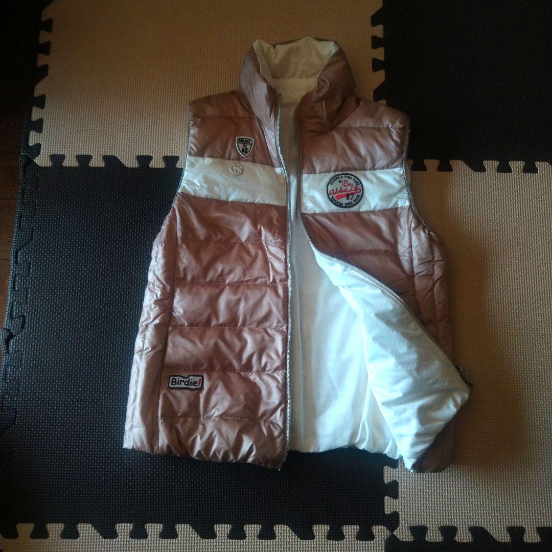 Adabatブラウン ダウンベスト レディース