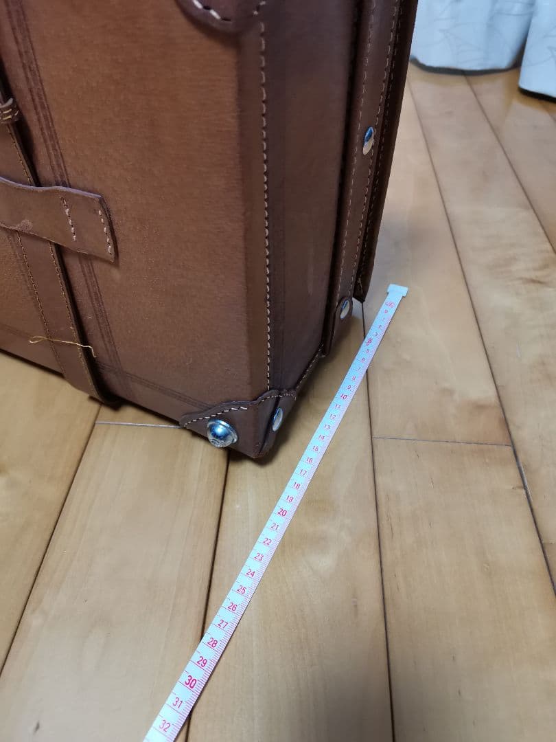 【お値打ち】アンティークレザートランク重厚収納ケースヴィンテージ　昭和レトロ