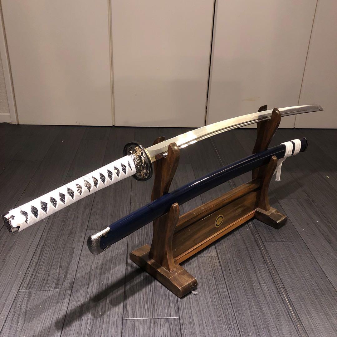 最高級模造刀　関の刀匠作　名刀　高級居合刀　樋入刀身　長谷部　織田信長拵え　岐阜