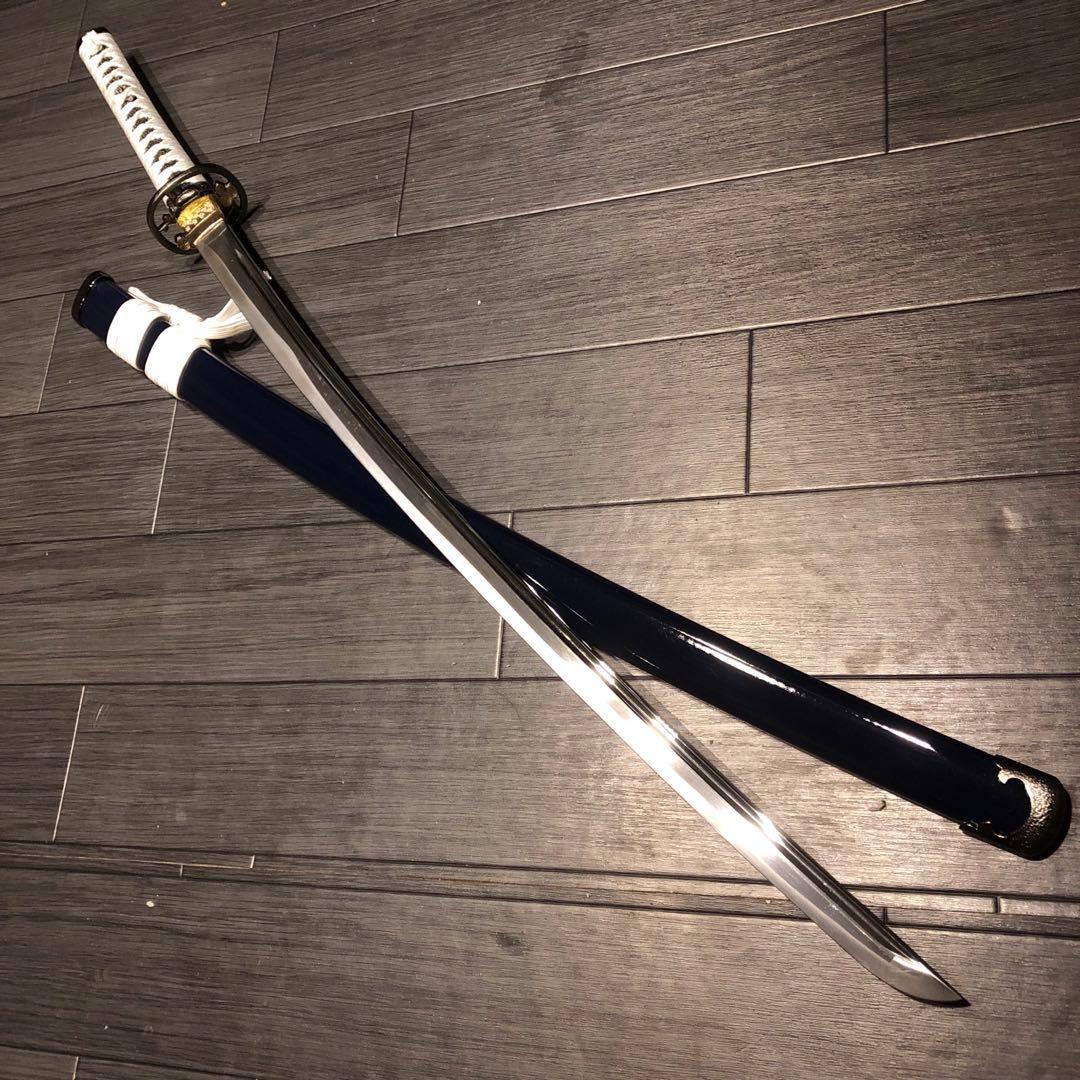最高級模造刀　関の刀匠作　名刀　高級居合刀　樋入刀身　長谷部　織田信長拵え　岐阜