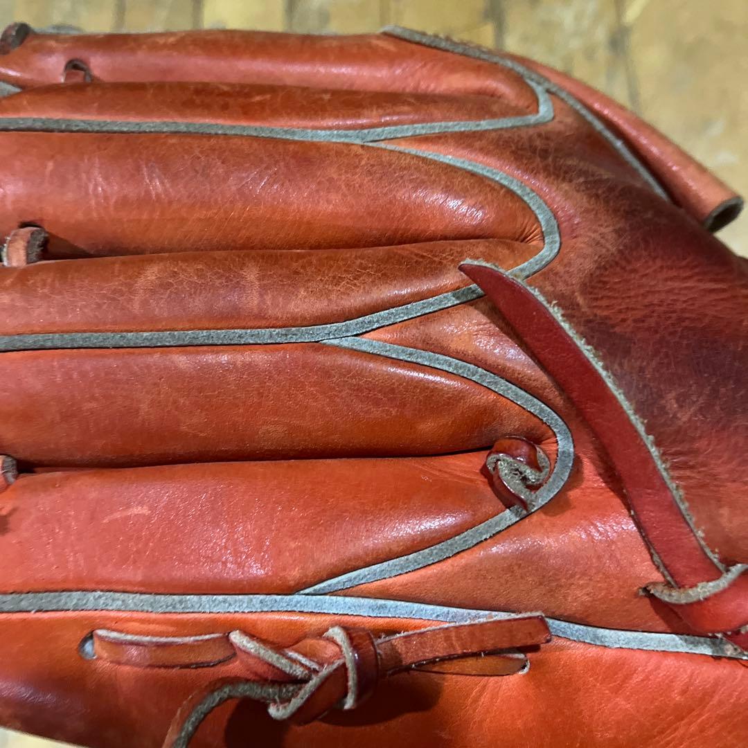 Mizuno Pro 軟式グローブ レッド