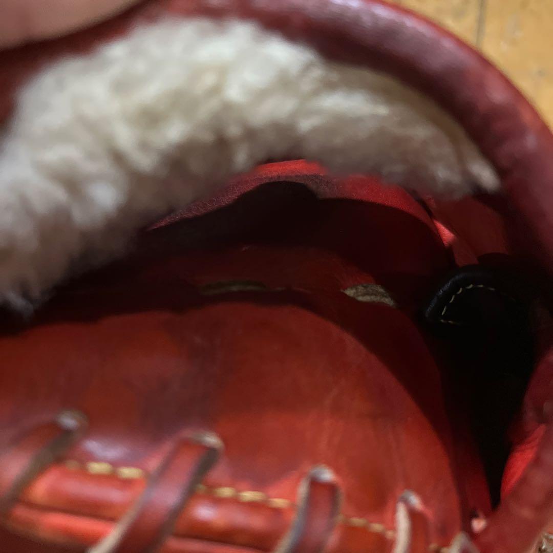 Mizuno Pro 軟式グローブ レッド