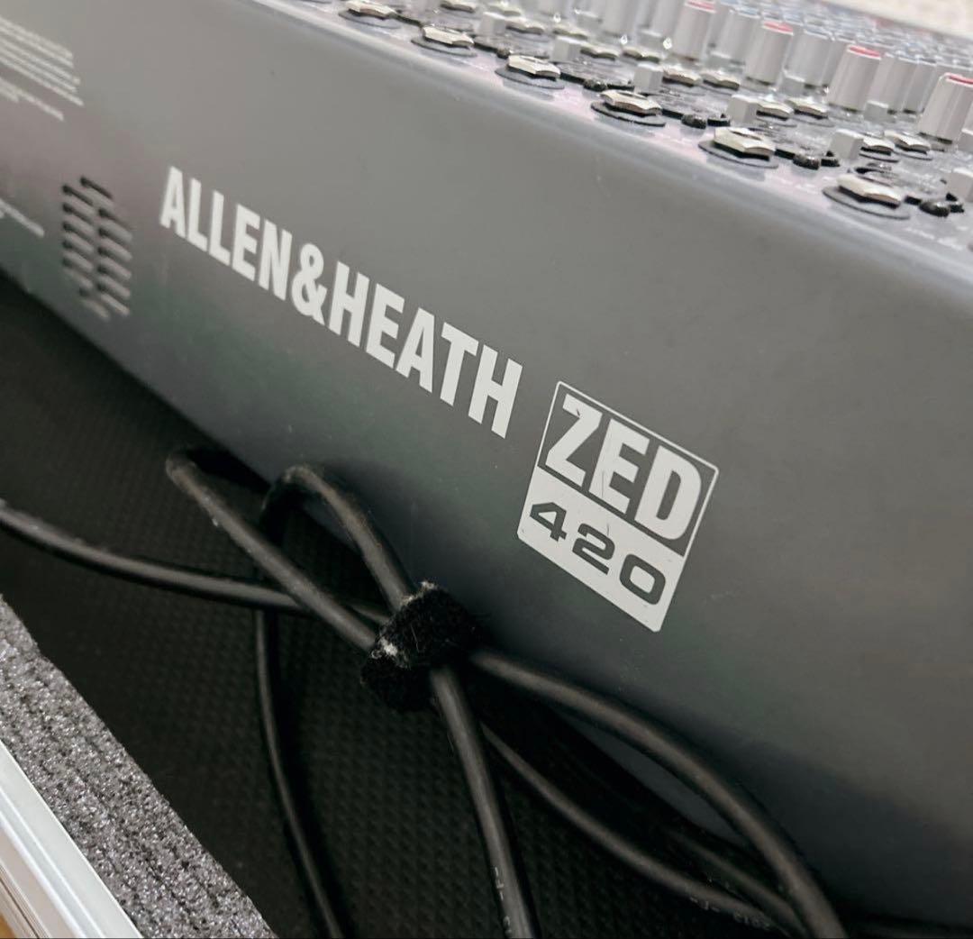 【最終値下げ】ALLEN&HEATH ZED 420 アナログミキサー ケース付