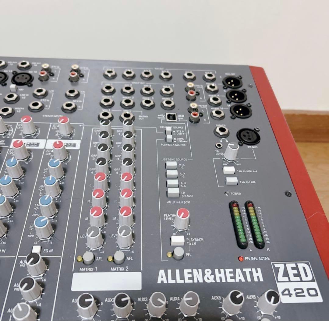 【最終値下げ】ALLEN&HEATH ZED 420 アナログミキサー ケース付