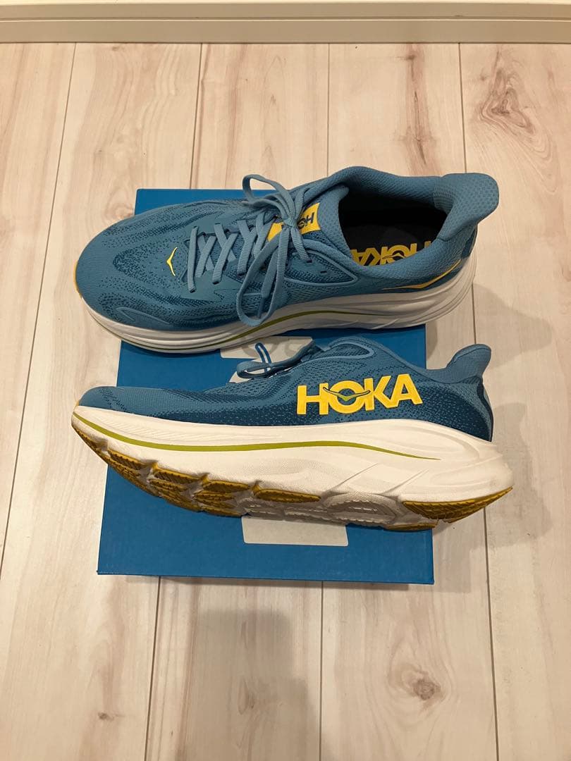 HOKA CLIFTON 10/ ホカ　クリフトン10 28.0 ワイド　ブルー