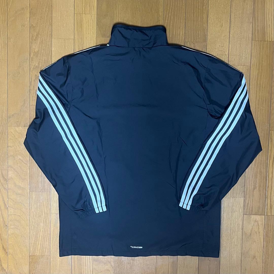 adidas ウィンドブレーカー上下セット 黒 オリーブ