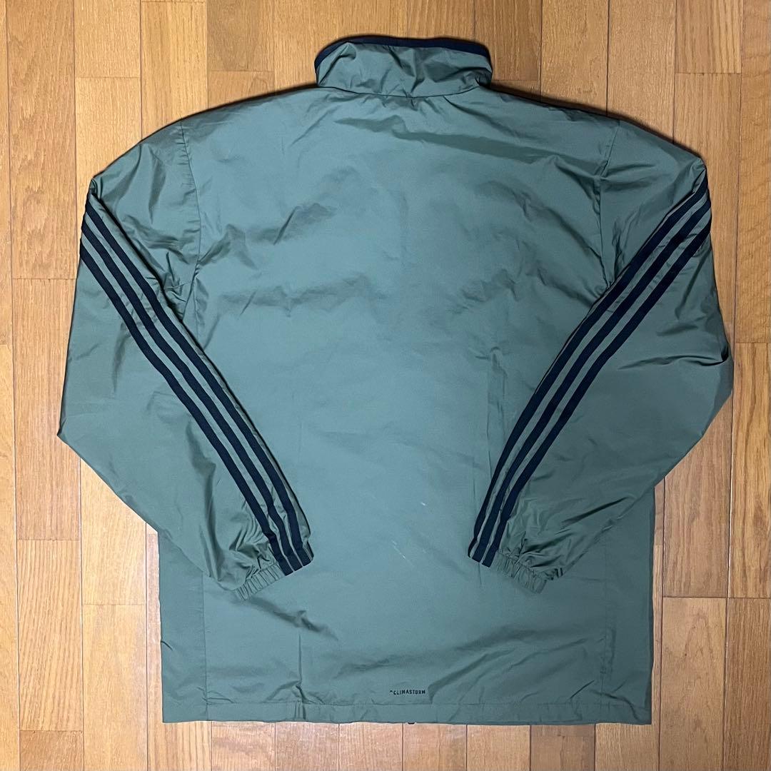 adidas ウィンドブレーカー上下セット 黒 オリーブ