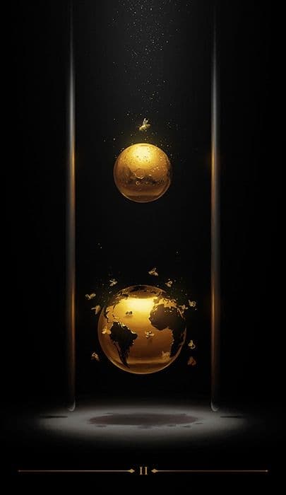 タロットカード 正規品希少品 TRUE BLACK TAROT輸送箱未開封品