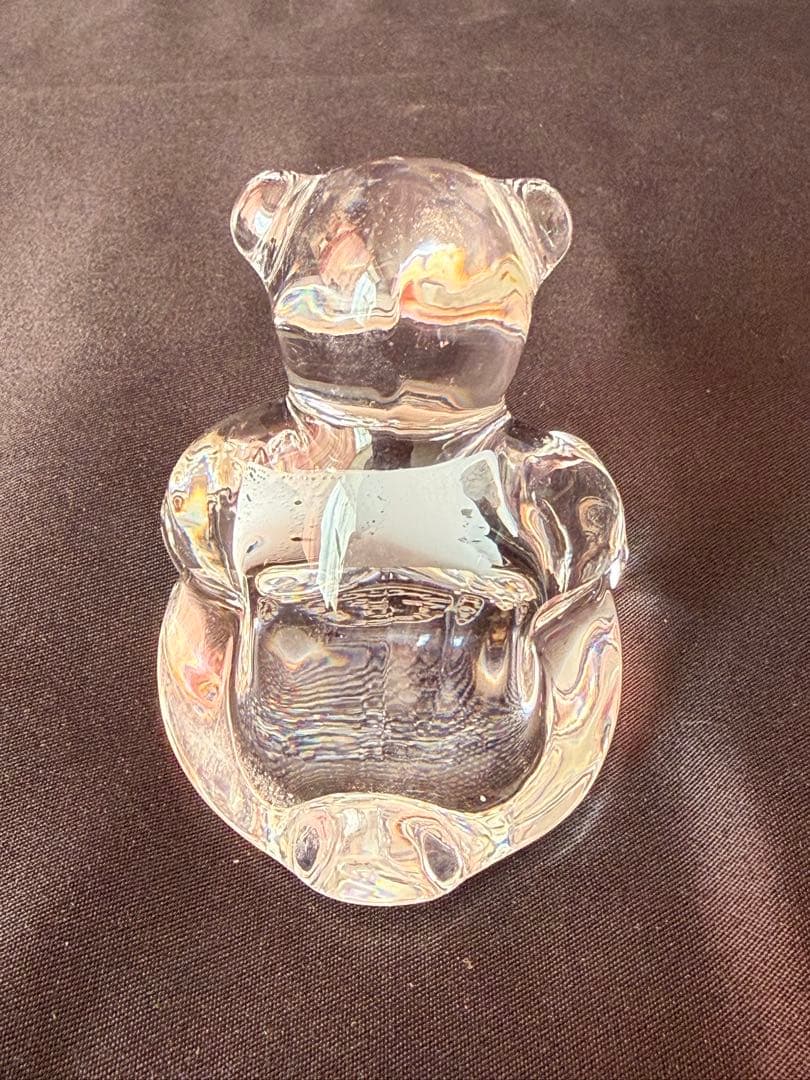 Baccarat バカラ 熊　クマ　オブジェ 置物　クリスタル