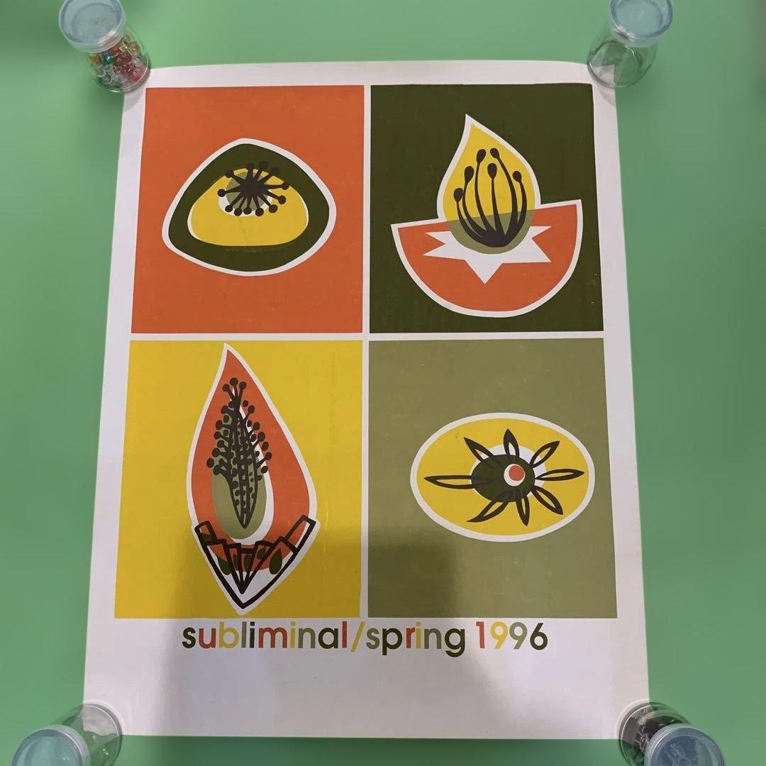 Obey Giant Subliminalシルクスクリーン ポスター レア