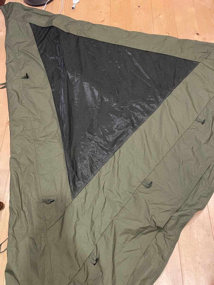 WAQ Alpha TC専用フロントウォール オリーブグリーン 収納袋付き