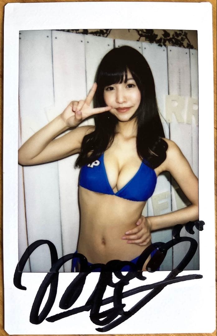 桜空もも 直筆サイン入り チェキ 3 コスプレ 水着 アイポケ 写真 特典