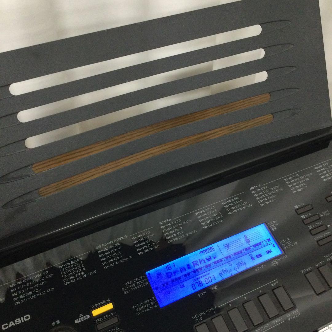 CASIO カシオ 電子キーボード WK-245 カバー付76鍵
