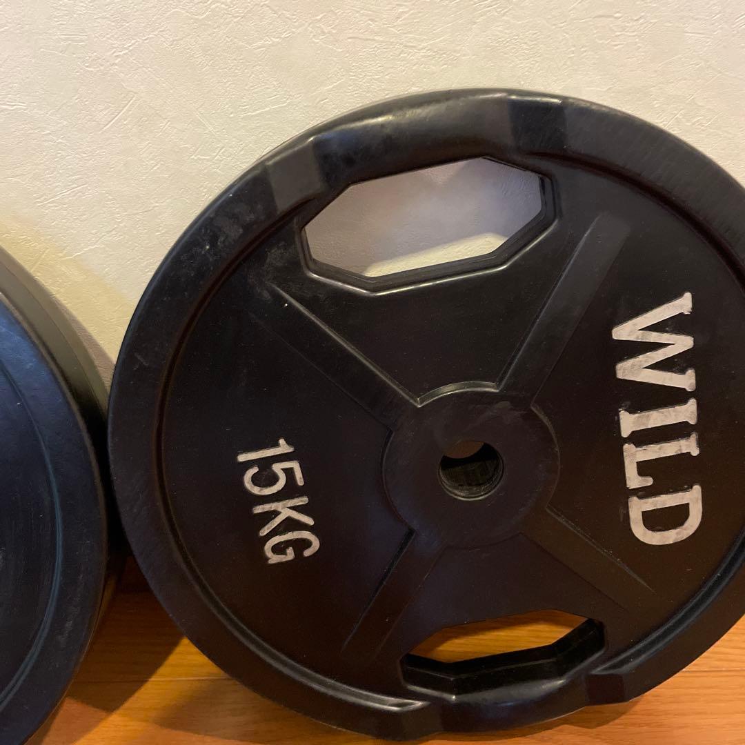 WILD FITワイルドフィット プレート15 kg x 2枚