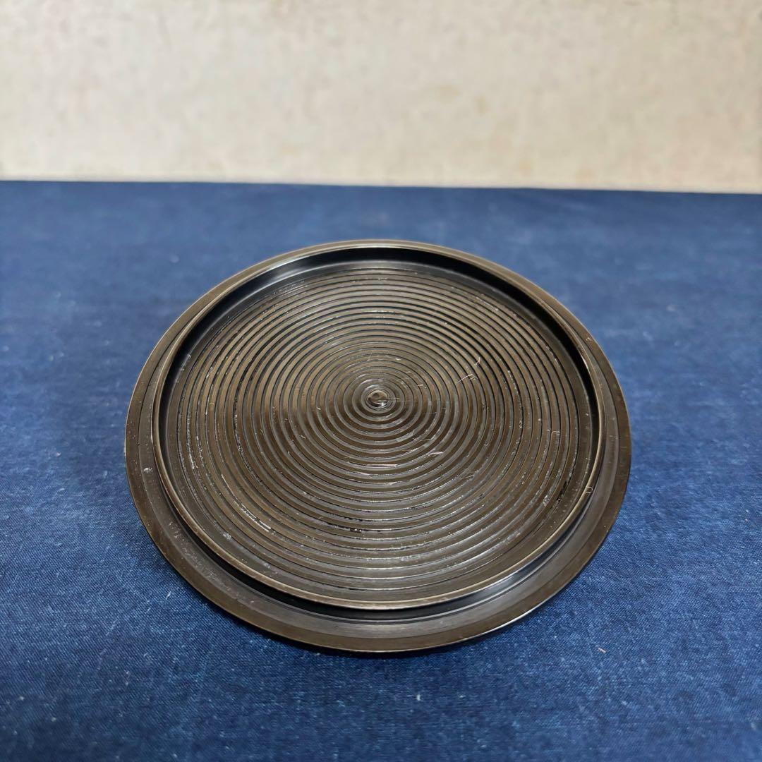 風炉 茶釜 電熱器 唐銅面取風炉 志きの釜 野々田製電熱器 敷板 底瓦 茶道具