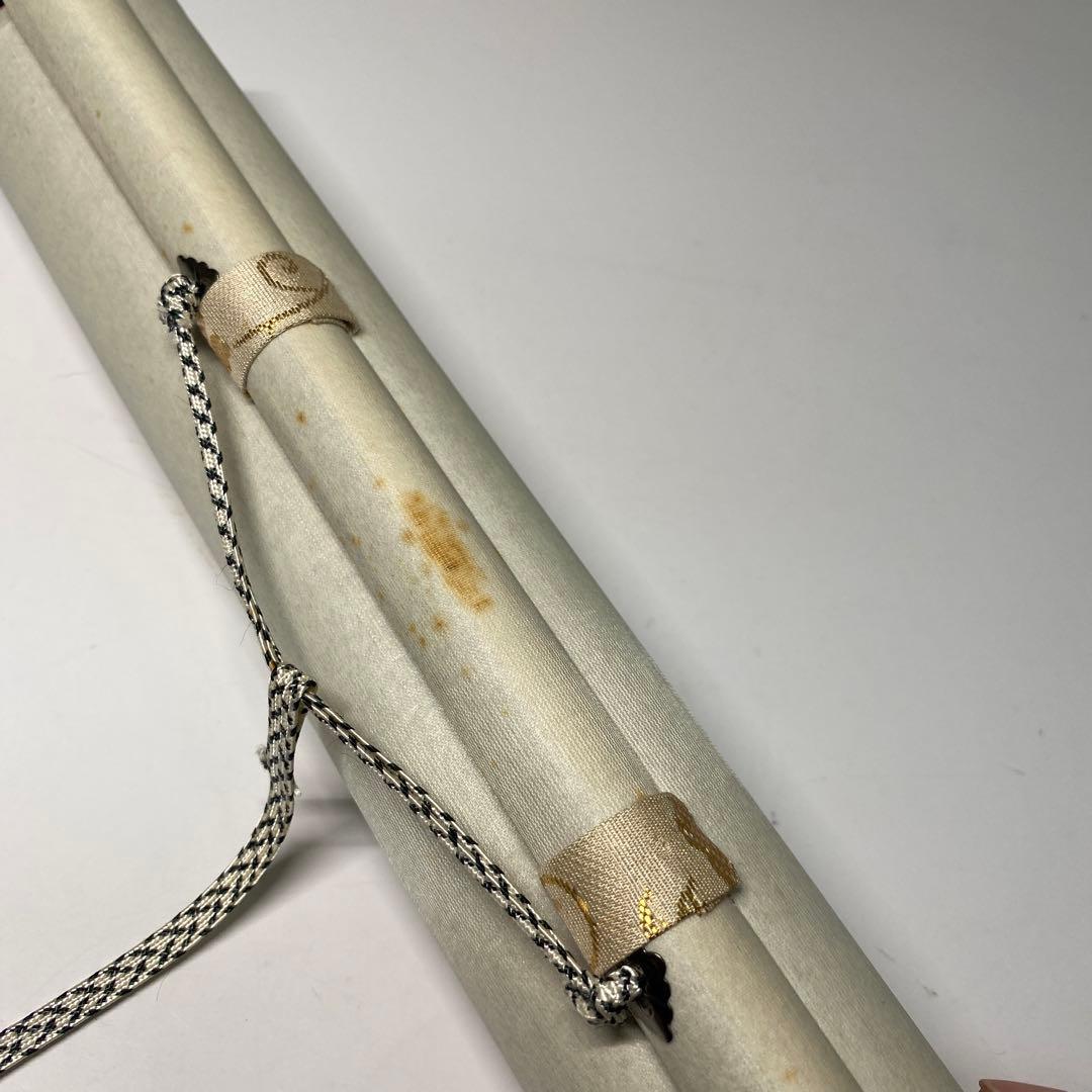 秋吉則州筆　一行　『明歴々露堂々』（共箱）