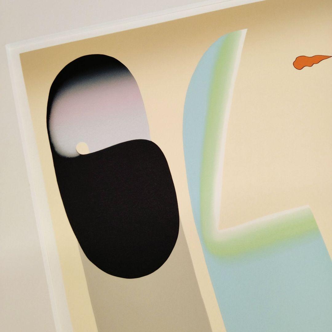 ☆ 元永定正 特大シルクスクリーン