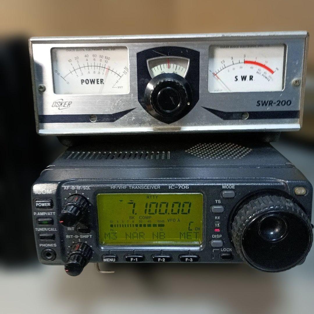 カ*ン様 【ビネガー修理済】アイコム　IC-706 HF/VHFトランシーバー