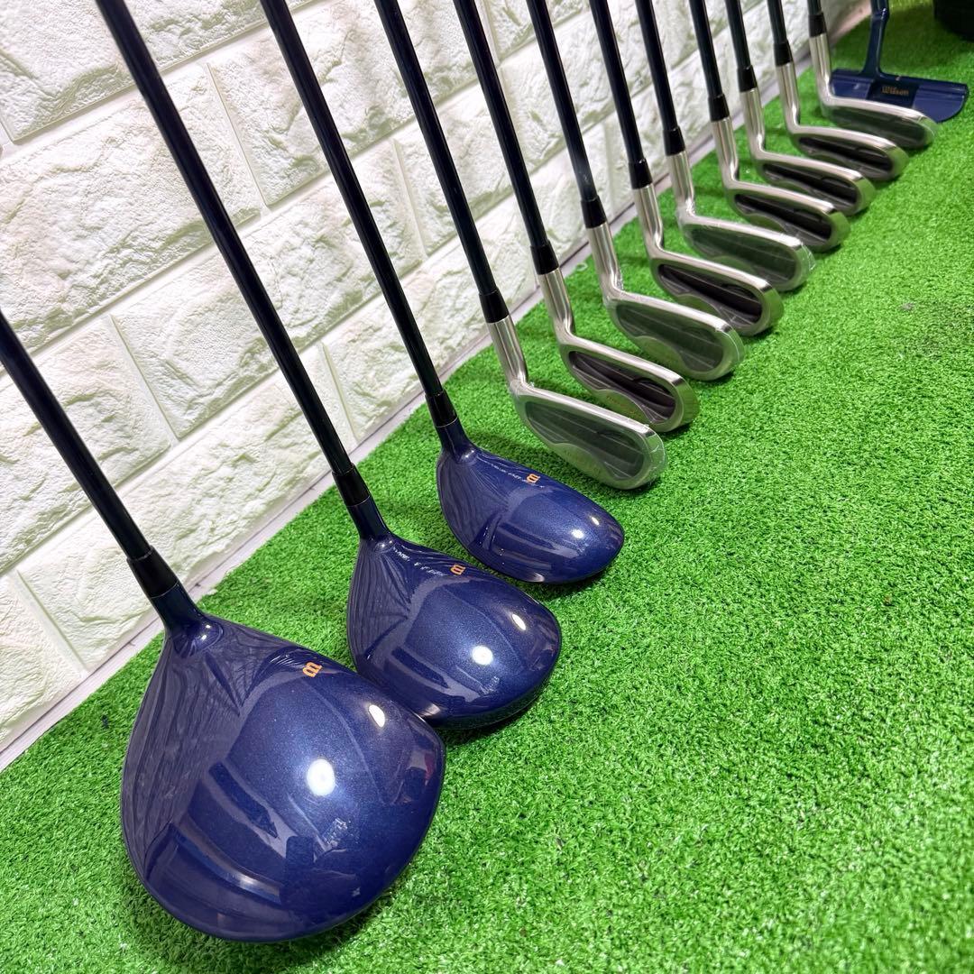 ゴルフセット　使用一回　Wilson ラウンド仕様　メンズ　右打ち　未使用多数