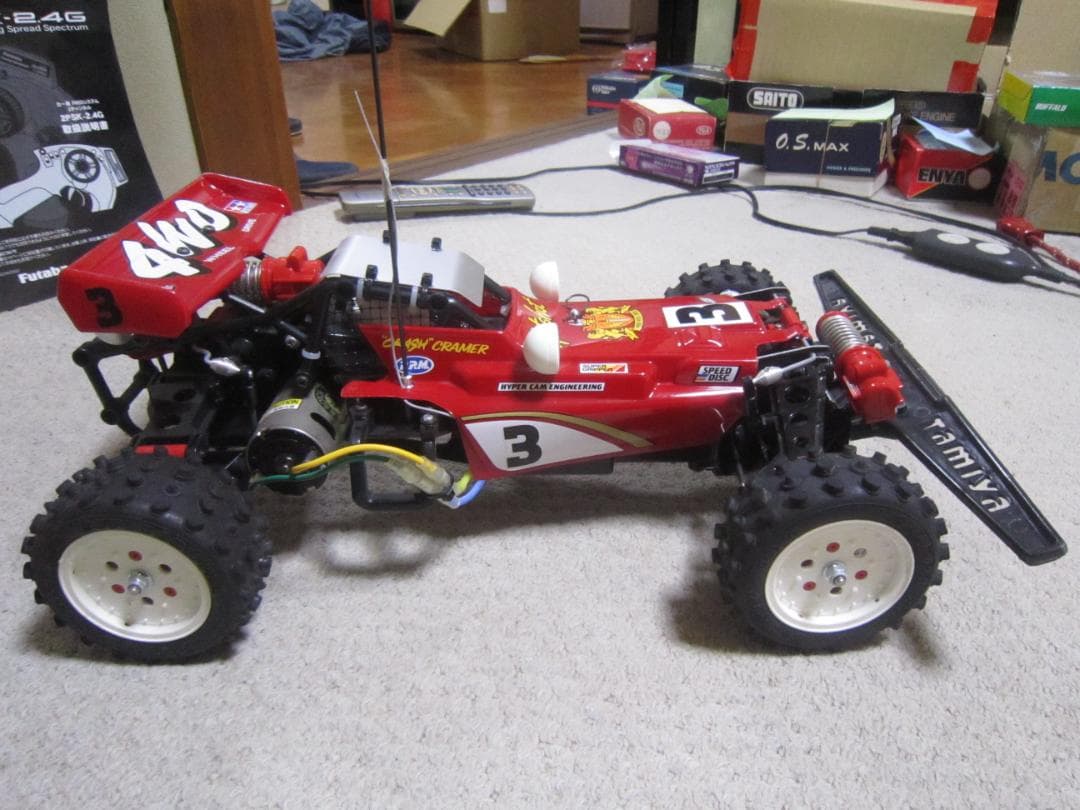 かっちゃん　1/10 完全動作品 ホットショット 2.4GHz 動作保証