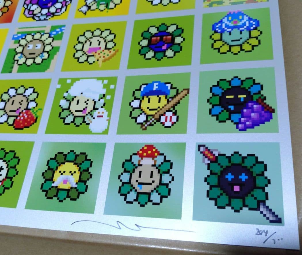 村上隆 ED300 ポスター作品 108つ煩悩 MURAKAMI.FLOWERS