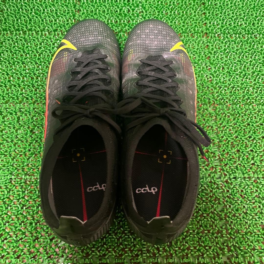 ナイキ サッカースパイク ヴェイパー 14 エリート HG(ブラック×イエロー)