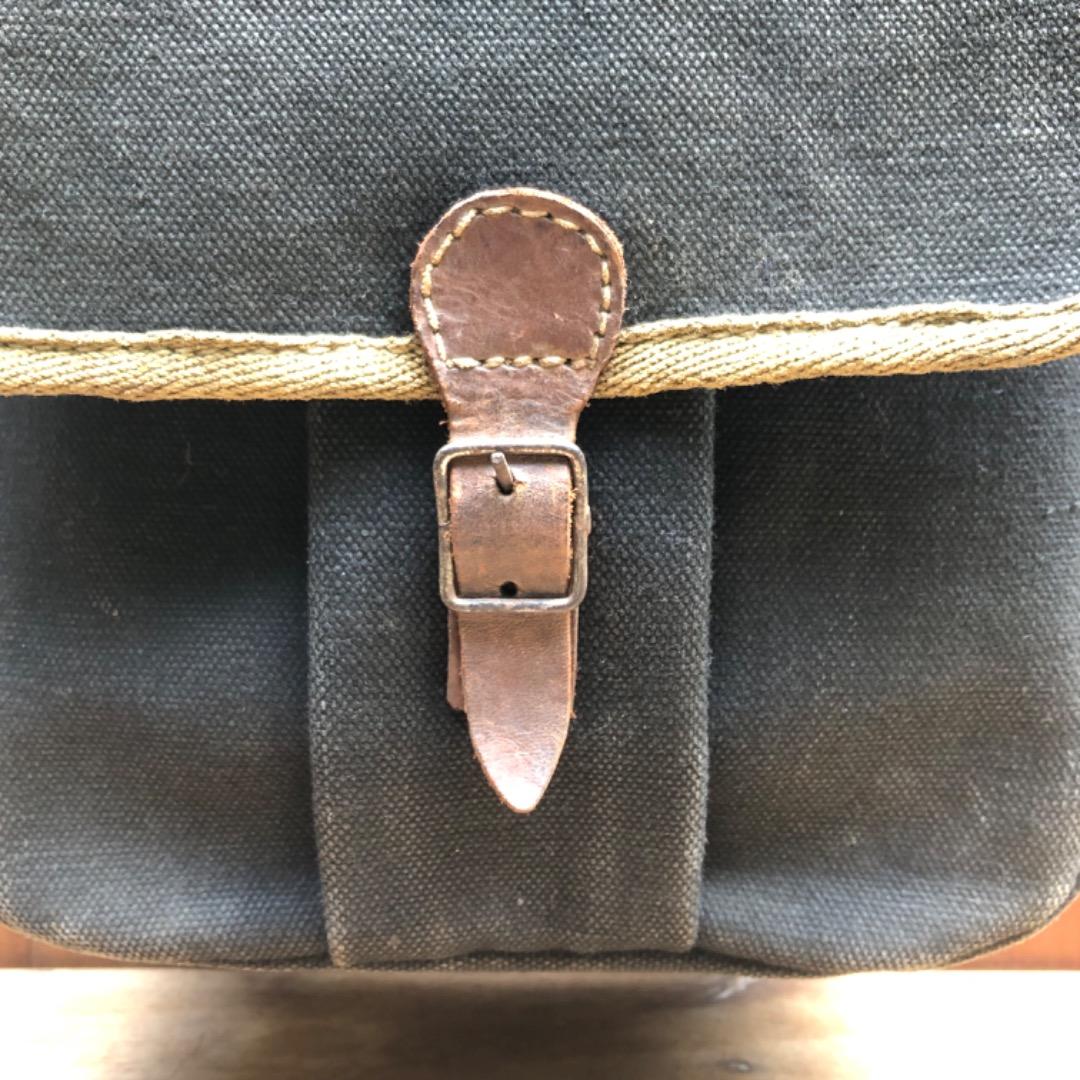 必見！オールドヴィンテージ　極厚帆布 ショルダーバッグ　レア