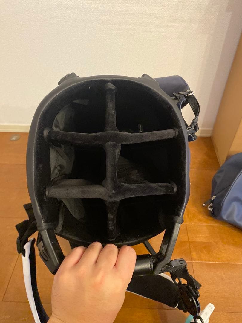 【美品】VESSEL ベゼル キャディバッグ スタンドタイプ アメリカンカラー