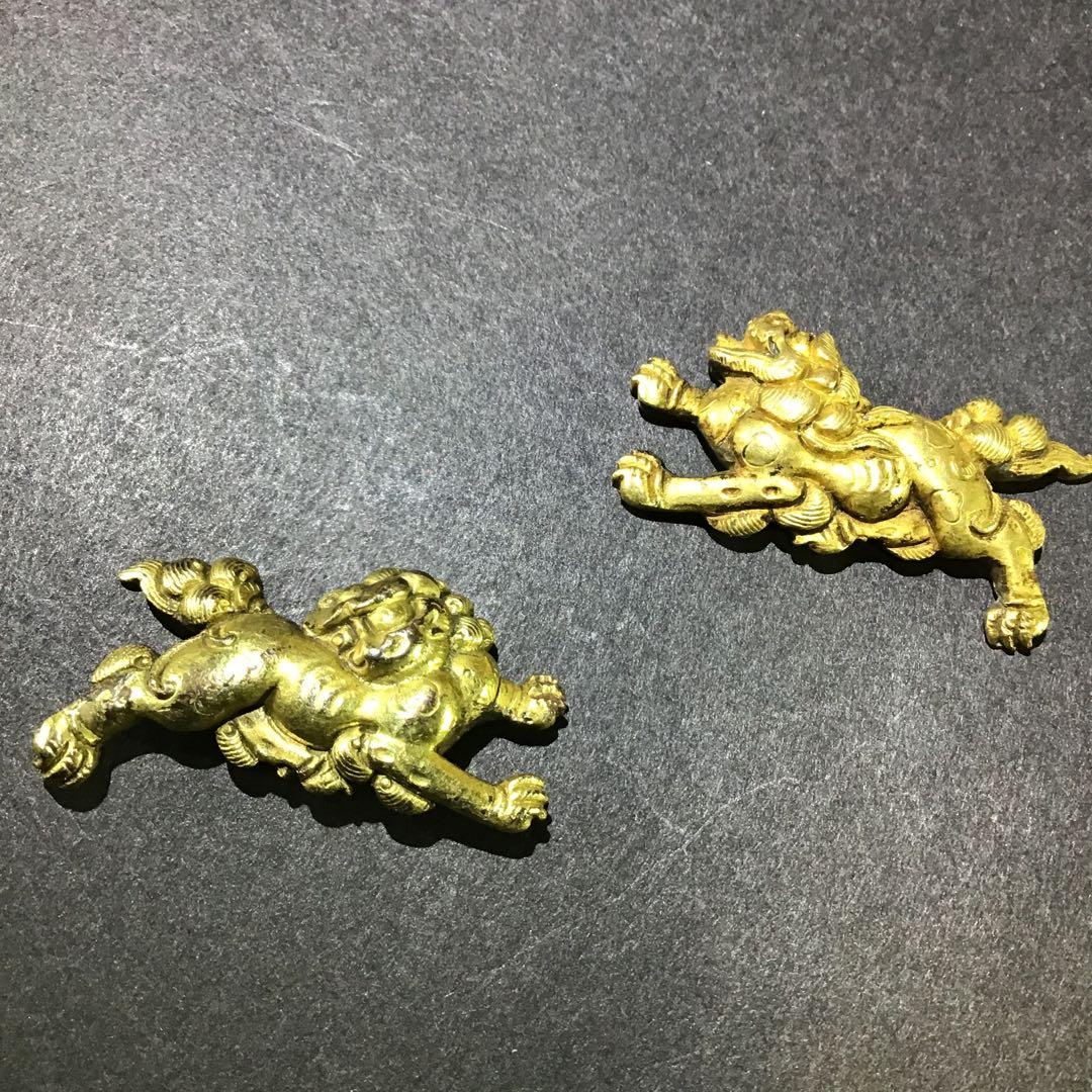 獅子目貫　江戸時代　　　書1