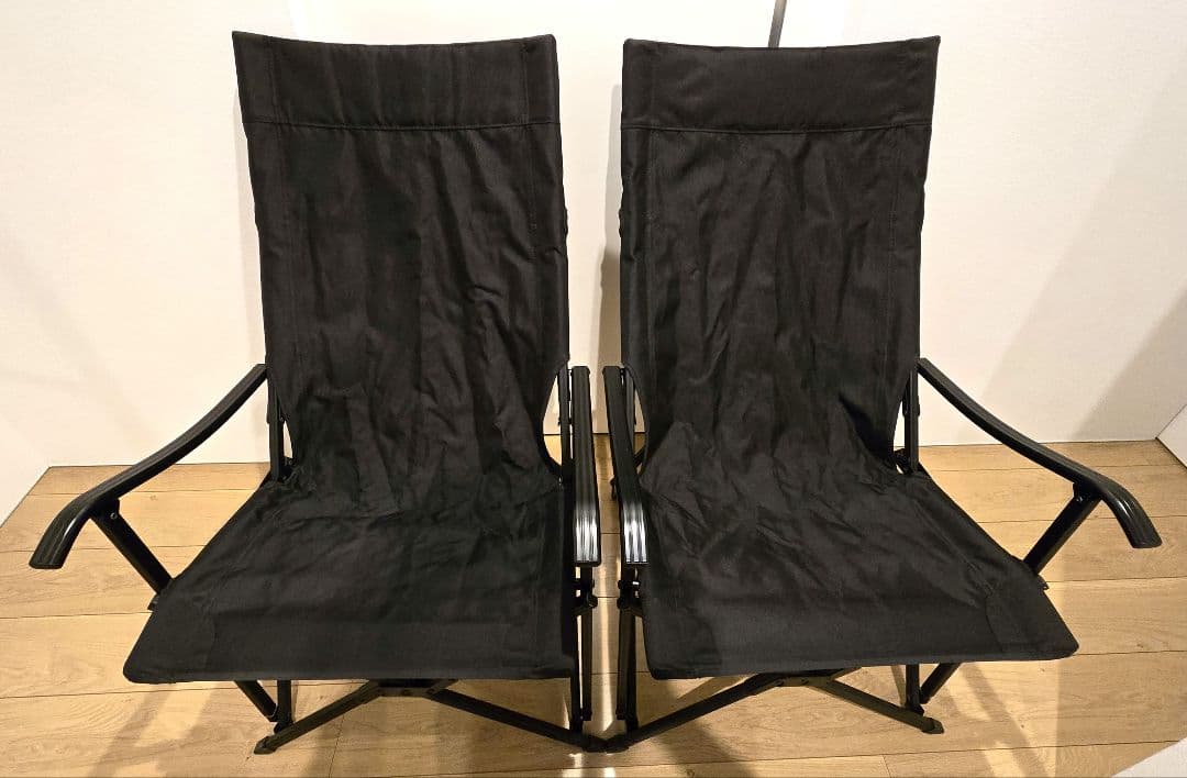 Adirondack キャンパーズチェア 2脚セット ブラック