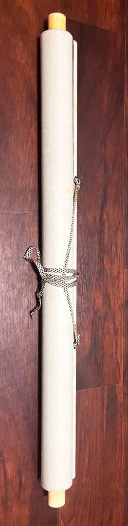 掛軸 [出山釈迦図]絹本複製画　仏画 絹本　合わせ箱付