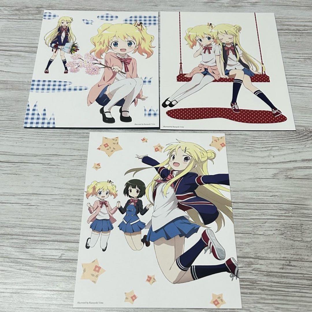 【メルカリ便】きんいろモザイク　DVD/BD 特典　イラストカード　18枚❣️