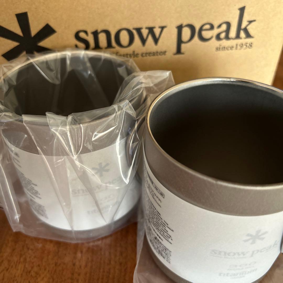 スノーピーク　チタンダブルマグ300