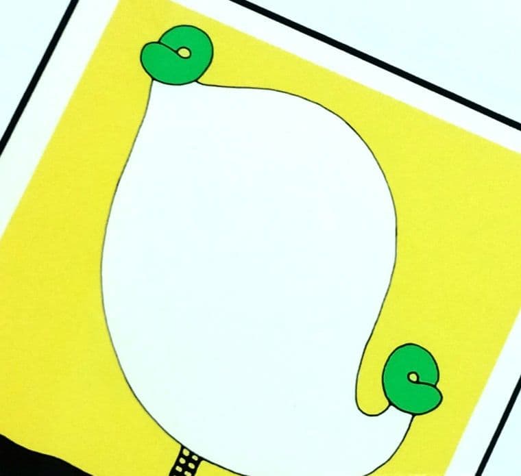 ☆ 元永定正 シルクスクリーン 版画