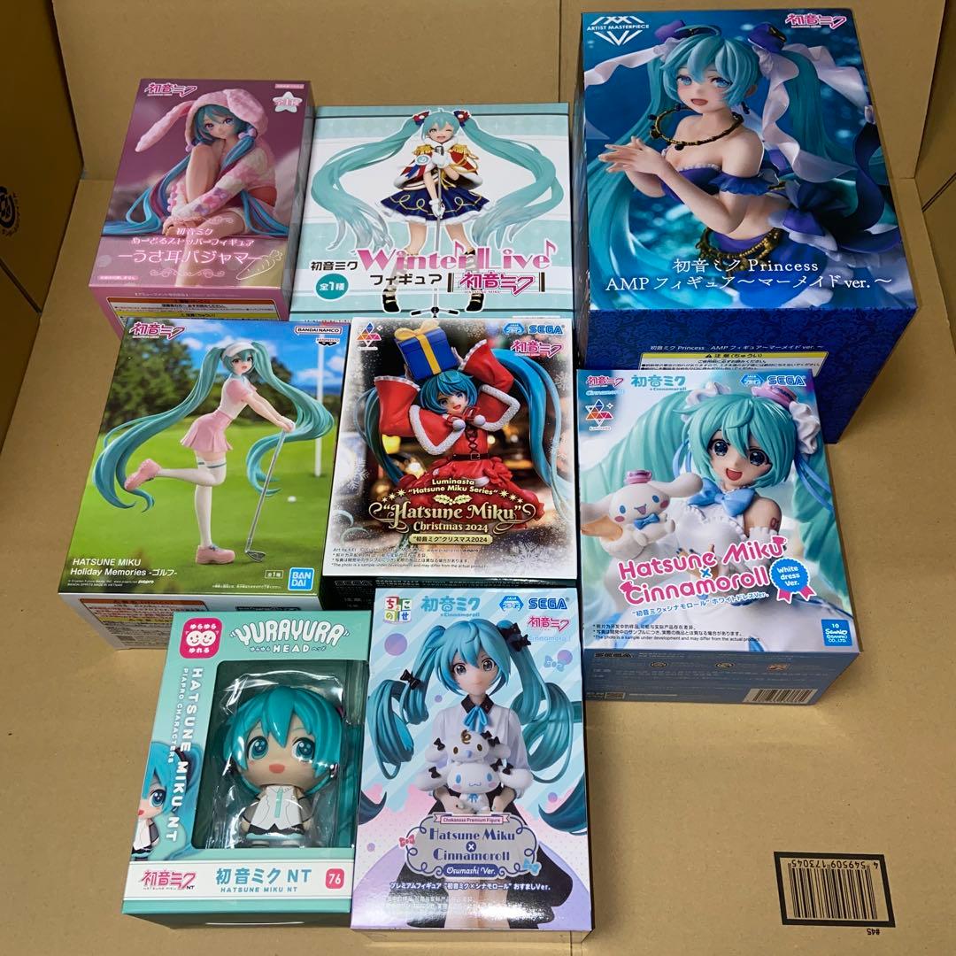 初音ミク フィギュア　8個　まとめ売り　新品未開封