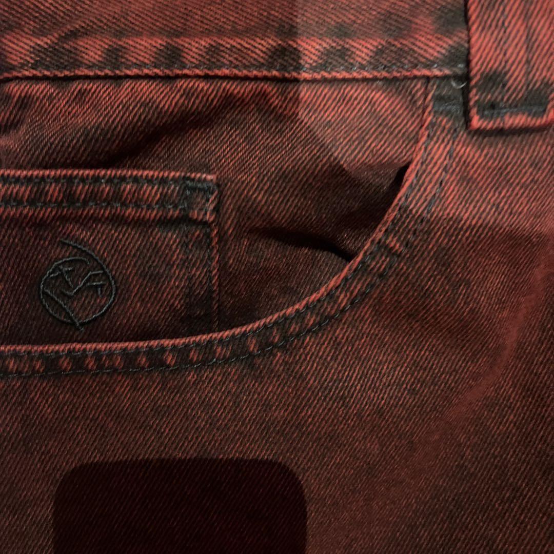 polar skate co 赤デニム　Lサイズ　※値下げ交渉可