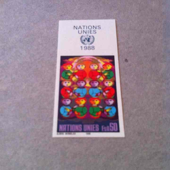 希少 国連切手 試し刷りから完成まで