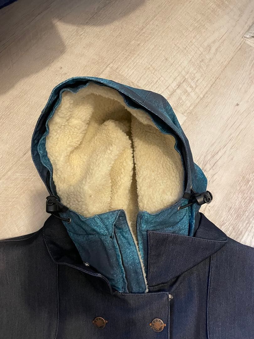 SCAPE デニムブルー　スノーボードジャケット　M