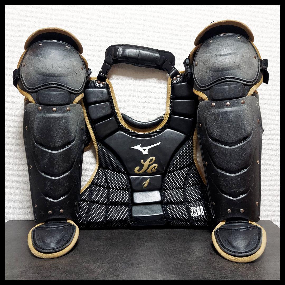 ブ*ラ様 MIZUNO　ミズノ　プロテクター　レガース　軟式大人用