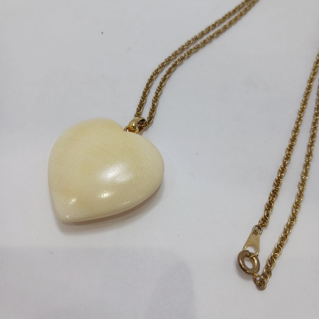 Y2892-2 高級彫刻 ネックレス 3点セット 計89.7g