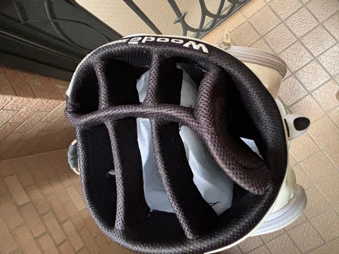  ゴルフキャディバッグ ホワイト